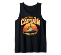 Vintage Captain Harbor Boat Operator Tank Top