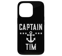Vintage Captain Tim Personalized Family Cruise Boat Case for iPhone 13 Pro