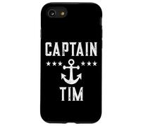 Vintage Captain Tim Personalized Family Cruise Boat Case for iPhone SE (2020) / 7/8