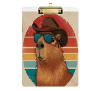 Vintage Capybaras clipboard Metal Plastic for Legal Women Basketball Coaches Size 9 x 12