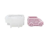 Vintage Car Flower Pots Mold 3D Animal Vase Silicone Planter Ornaments Flowerpot Craft Home Decor Mousse Cake Silicone