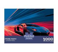 Vintage Car Jigsaw Puzzles for Adult The Impossible Challenge 1000 Pieces Difficult Hard Jigsaw Puzzles for Man And Woman with Letters on Back 38x26cm/1000pcs
