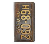 Vintage Car License Plate PU Leather Flip Case Cover For OnePlus 8
