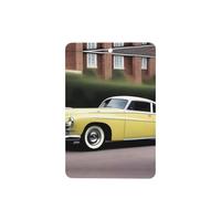 Vintage Car Pattern Car Air Fresheners 6 Pcs Rectangle Hanging Aromatherapy Tablets Scented Fresheners For Bedroom Bathroom