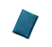 Vintage Card Holder Wallet Organizer for Bank Cards Cash Pouch Money Clip(Blue)