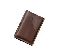 Vintage Card Holder Wallet Organizer for Bank Cards Cash Pouch Money Clip(Coffee)
