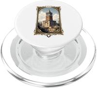 Vintage Card The Tower Number 16 PopSockets PopGrip for MagSafe