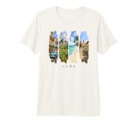 Vintage Cars and Tobacco Valleys Vacation Cuba Premium T-Shirt