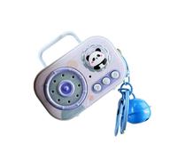 Vintage Cartoon Music Box Recorder Keychain Pendant Music Playing and Functional Decoration