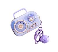 Vintage Cartoon Music Box Recorder Keychain Pendant Music Playing and Functional Decoration