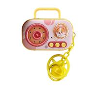 Vintage Cartoon Music Box Recorder Keychain Pendant Music Playing and Functional Decoration