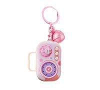 Vintage Cartoon Music Box Recorder Keychain Pendant Music Playing and Functional Decoration