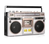 Vintage Cassette Player - Portable Retro Tape Recorder with Dual Speakers, Bluetooth, SD/USB Input, 3.5mm Aux-in, Clean Sound for Decor, Gift, Entertainment