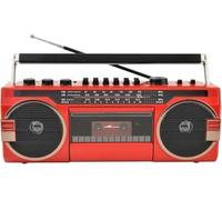 Vintage Cassette Player, Retro Radio Cassette Recorder with, Portable Cassette Player with, Classic Style Boombox for Home, Nostalgia & Collectors