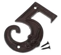 Vintage Cast Iron Door Address Numbers for House Signs and Number Coding