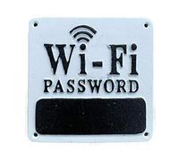 Vintage Cast Iron WiFi Password Indoor Hotel Bar Wall Art Pub Sign Plaque Gift 16cm