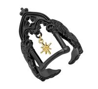 Vintage Castles Sun Pattern Open Rings Adjustable Size Unisex Fashion Jewelry For Parties And Weddings Fashion Jewelry