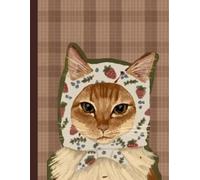 Vintage Cat Aesthetic Journal Notebook - Volume 3 | Timeless Retro Cat Writing Notebook with 120 Ruled Pages | Large 8.5” x 11” Matte Cover