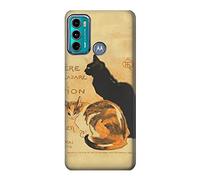 Vintage Cat Poster Case Cover For Motorola Moto G60, G40 Fusion