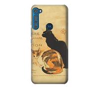 Vintage Cat Poster Case Cover For Motorola One Fusion+