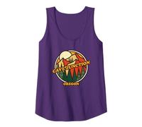 Vintage Cave Junction Oregon Mountain Hiking Souvenir Tank Top