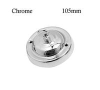 LEDSone Vintage Flush Mount Metal Ceiling Lighting 22cm Brushed Silver Conical Lamp Shade E27 Base Easy Fit Anti Rust Durable Semi Flush Ceiling Light Fitting for Kitchen Living Room with EPC A+ Bulb