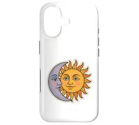 Vintage Celestial Moon and Sun Retro Cosmic Aesthetic Case for iPhone 17