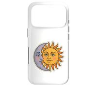 Vintage Celestial Moon and Sun Retro Cosmic Aesthetic Case for iPhone 17 Pro