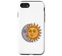 Vintage Celestial Moon and Sun Retro Cosmic Aesthetic Case for iPhone SE (2020) / 7/8