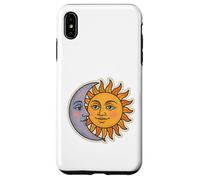 Vintage Celestial Moon and Sun Retro Cosmic Aesthetic Case for iPhone XS Max