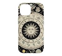 Vintage Celestial Navigation Astrology Zodiac Sun Moon Stars Case for iPhone 14