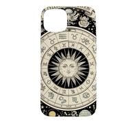 Vintage Celestial Navigation Astrology Zodiac Sun Moon Stars Case for iPhone 15 Plus