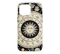 Vintage Celestial Navigation Astrology Zodiac Sun Moon Stars Case for iPhone 16 Pro Max