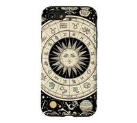 Vintage Celestial Navigation Astrology Zodiac Sun Moon Stars Case for iPhone SE (2020) / 7/8