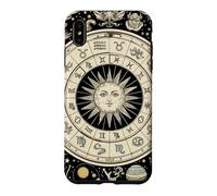 Vintage Celestial Navigation Astrology Zodiac Sun Moon Stars Case for iPhone XS Max