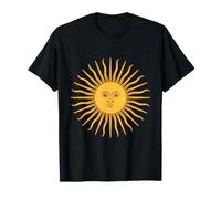 Vintage Celestial Sun Face Solar Astrology Symbol T-Shirt