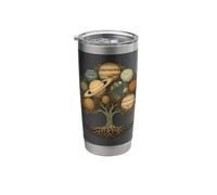 Vintage Celestial World Tree Solar System Planets Astronomy Stainless Steel Insulated Tumbler