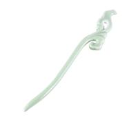 Vintage Ceramic Hair Pin for Women, Smooth Hair Stick | Light Green Finish, Classic Royal Style, Daily Wear or Traditional Costume, for Long Hair Buns