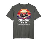 Vintage CH-47 Chinook Military Helicopter T-Shirt