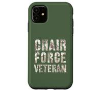 Vintage CHAIR FORCE VETERAN Airman Warrior Proud Air Troops Case for iPhone 11