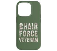 Vintage CHAIR FORCE VETERAN Airman Warrior Proud Air Troops Case for iPhone 14 Pro