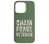 Vintage CHAIR FORCE VETERAN Airman Warrior Proud Air Troops Case for iPhone 15 Pro Max