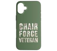 Vintage CHAIR FORCE VETERAN Airman Warrior Proud Air Troops Case for iPhone 16 Plus