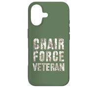 Vintage CHAIR FORCE VETERAN Airman Warrior Proud Air Troops Case for iPhone 17