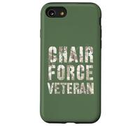 Vintage CHAIR FORCE VETERAN Airman Warrior Proud Air Troops Case for iPhone SE (2020) / 7 / 8