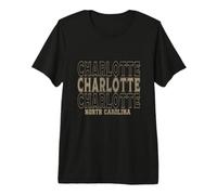 Vintage Charlotte North Carolina Premium T-Shirt