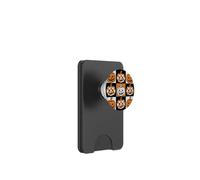 Vintage Checkerboard Jack-O-Lanterns Pumpkins Halloween PopSockets PopWallet for MagSafe