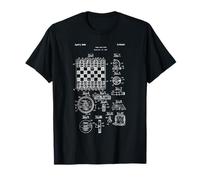 Vintage Chess Board Set Shirt - Old Game Knight Pawn Queen T-Shirt