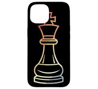 Vintage Chess Piece One Line Drawing Case for iPhone 15