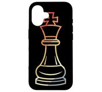 Vintage Chess Piece One Line Drawing Case for iPhone 16